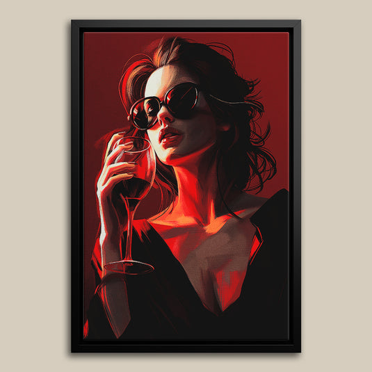 Wine and Women - Luxury Portrait Art