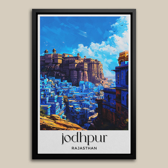 The Blue City Jodhpur - Travel Wall Art