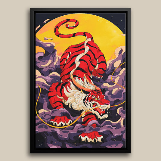 Crimson Fury - Animal Wall Art