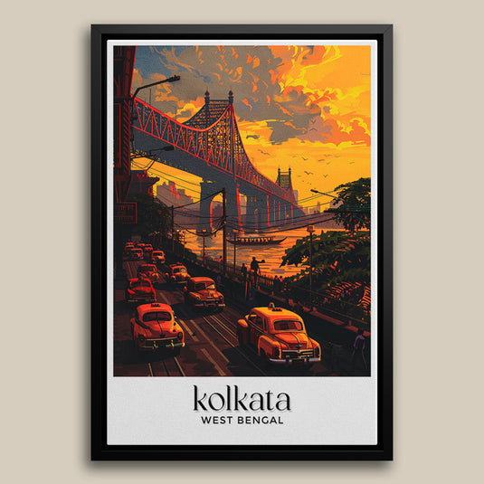 The city of Joy - Kolkata - Travel Wall Art