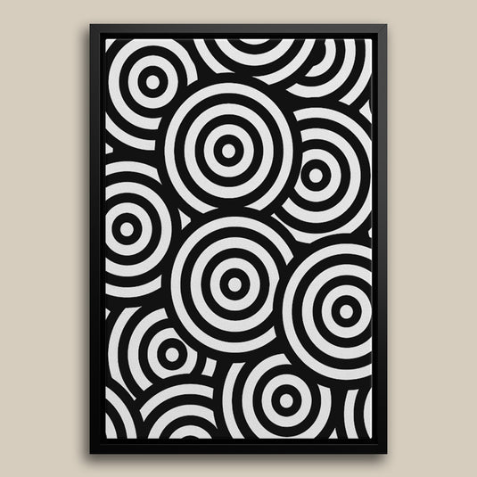 Infinite Circles - Abstract Minimal Wall Art