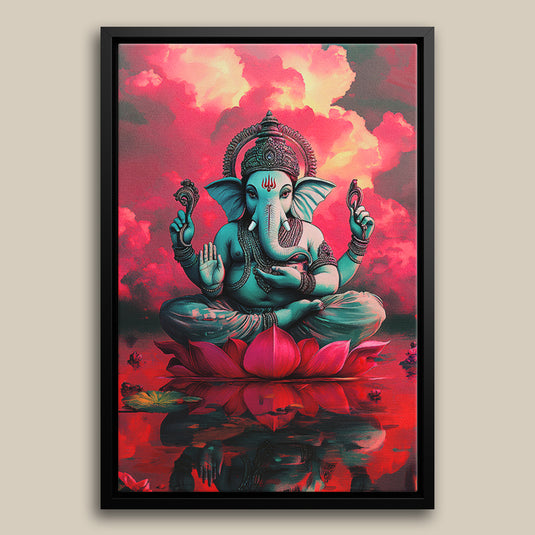 The Mighty Ganesha - Religious Wall Art