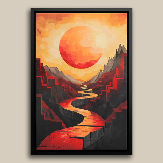 Cubism Landscape - Abstract Art