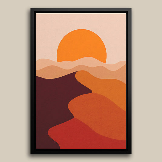 Dessert Dreams - Minimal Landscape Wall Art