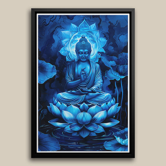 Azure Awekening - Buddha Wall Art