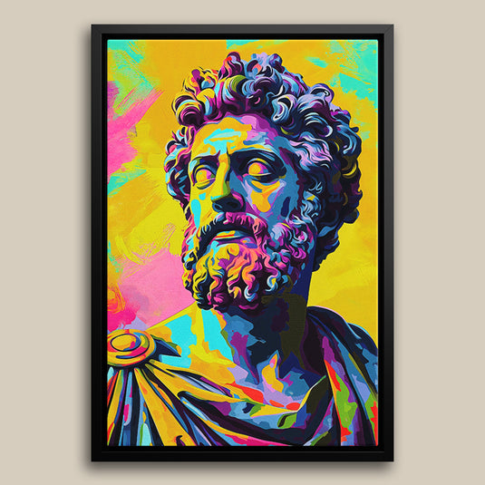 The Stoic Emperor - Portrait Wall Art - Pop Art Style