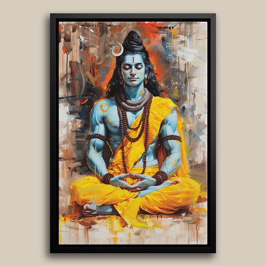 Essence of Shiva - Religious Wall Art - Shiva Painting