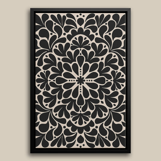 Organic Floral Pattern - Botanical Wall Art