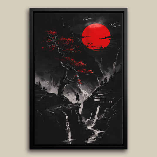 Blood Moon - Japanese Wall Art