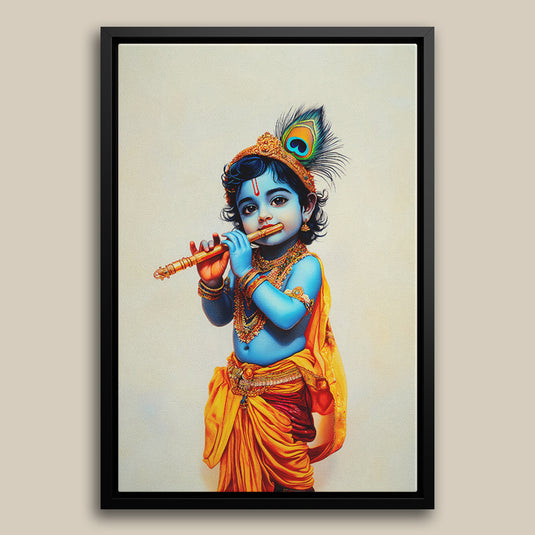 The Darling of Gokul - Krishna Wall Art