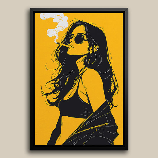 Silent Rebel - Pop Art Style - Canvas Wall Art