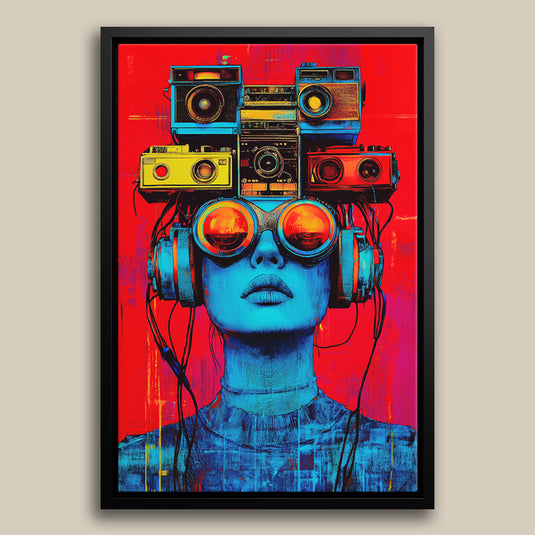 Amplified Perspectives - Pop Art Style - Canvas Wall Art