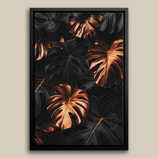 Copper Monstera - Botanical Wall Art