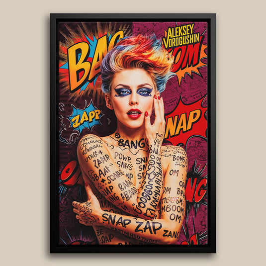 Pop Goes Russia - Portrait Wall Art - Pop Art Style