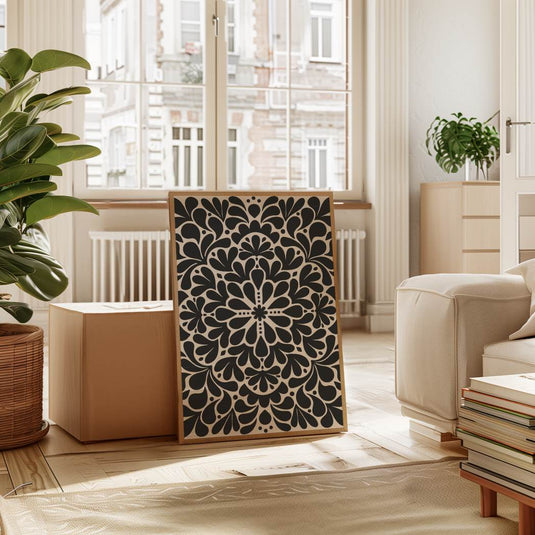 Organic Floral Pattern - Botanical Wall Art