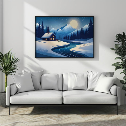 A snowy Serenade - Landscape Wall Art