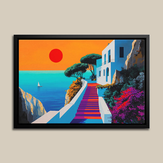 Capri's Old Town - Landscape Wall Art