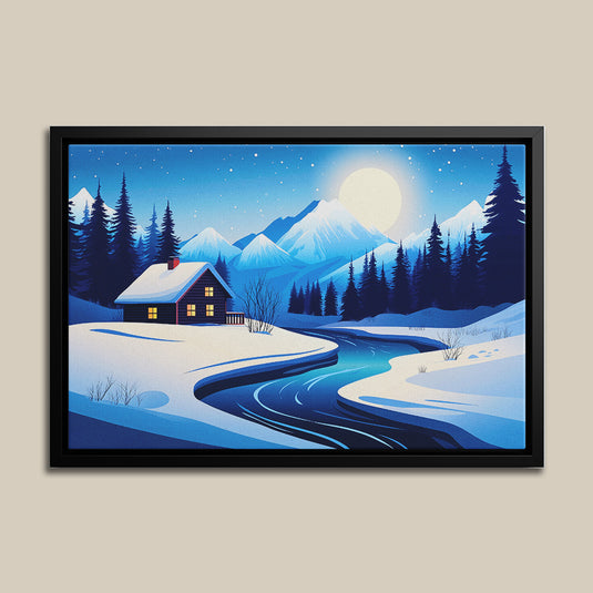 A snowy Serenade - Landscape Wall Art