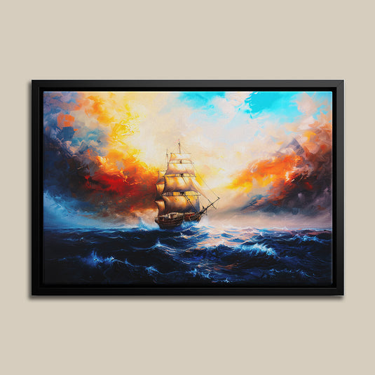 Sailing Into Serenity - Landscape Painting
