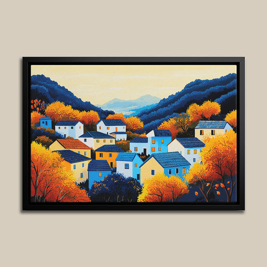 A Mountain Hamlet - Landscape Wall Art