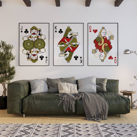 Shuffle up - Bar Posters - Set of Three