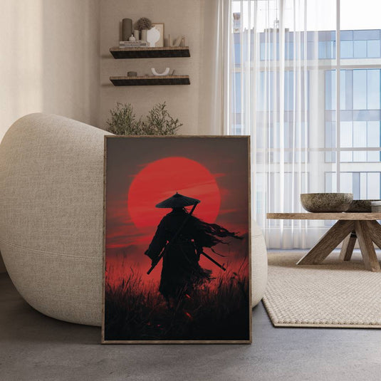 The Lone Samurai - Japanese Wall Art
