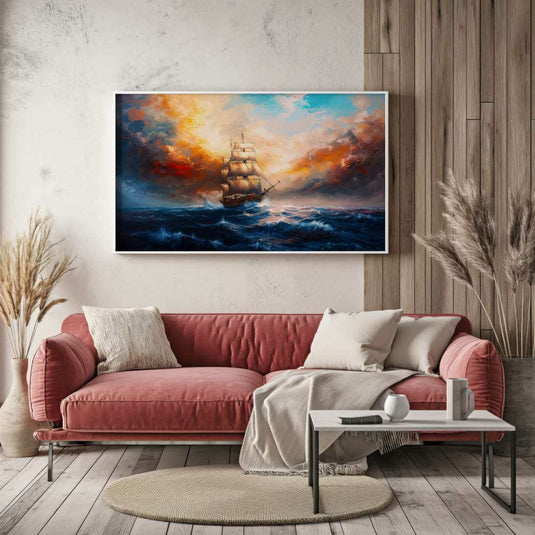 Sailing Into Serenity - Landscape Painting