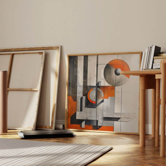 Abstract Geometrics - Abstract Wall Art - Set of 3