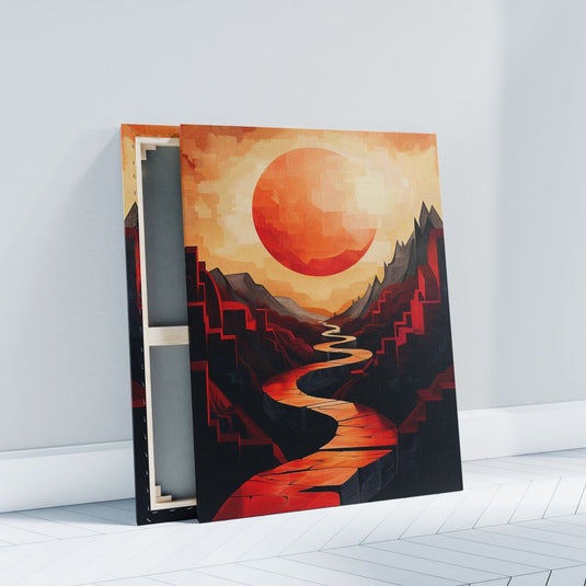 Cubism Landscape - Abstract Art