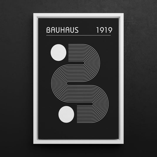 Bauhaus Black Collection - Minimal Wall Art