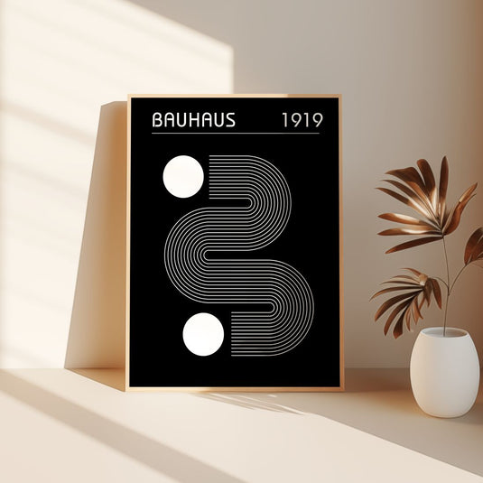 Bauhaus Black Collection - Minimal Wall Art
