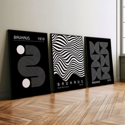 Bauhaus Black Collection - Set of 3