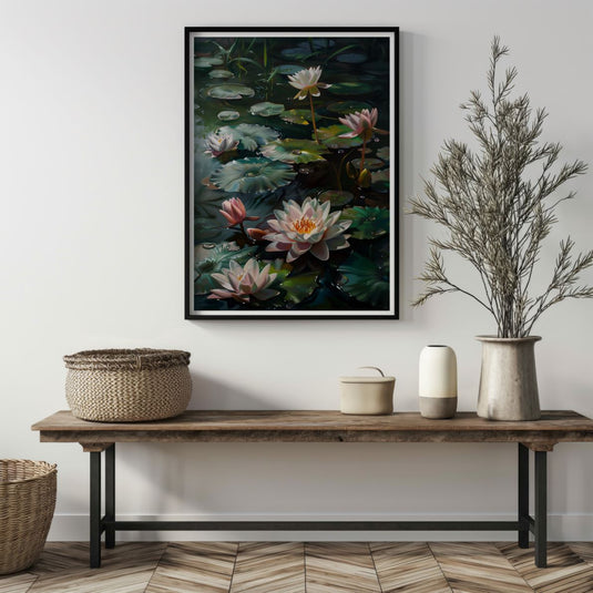 Peaceful Lotus - Floral Art