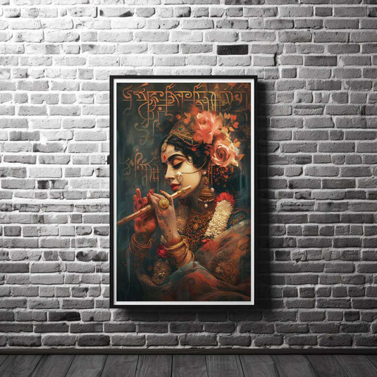 Echoes of Radha - Radha Wall Art