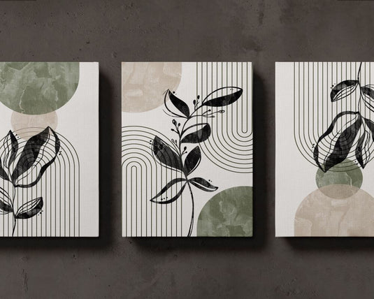 Sage Dreams - Boho Wall Art - Set of 3