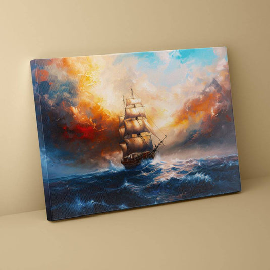 Sailing Into Serenity - Landscape Painting