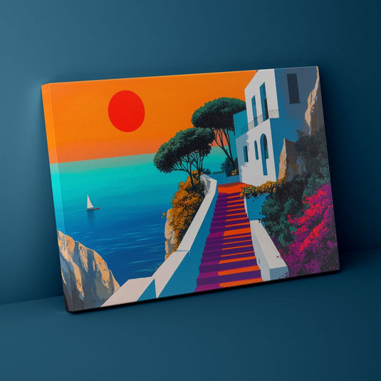 Capri's Old Town - Landscape Wall Art