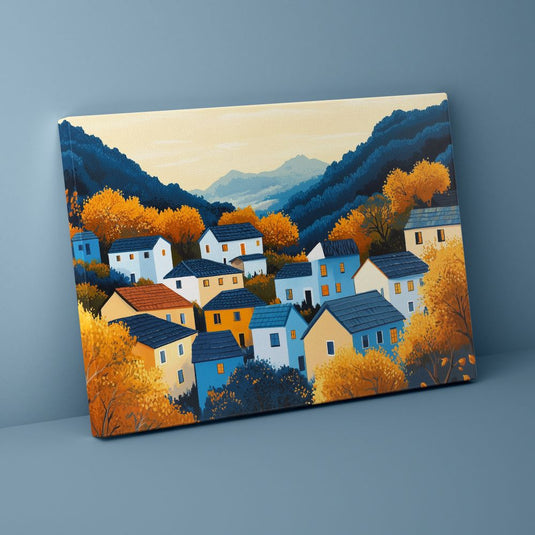 A Mountain Hamlet - Landscape Wall Art
