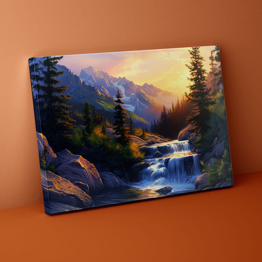 Majestic Cascade - Landscape Wall Art