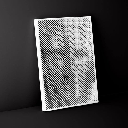 Optical Illusionary Portrait - Abstract Wall Art