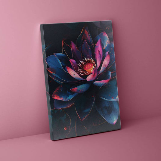 Purple Passion - Lotus Wall Art - Set of 3