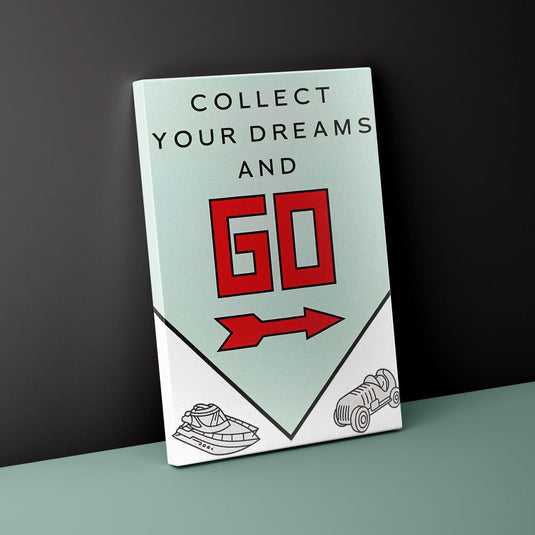 Art of Monopoly - Motivational Wall Art - Set of 3