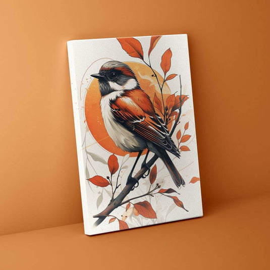 Bird in Bloom - Bird Art Print
