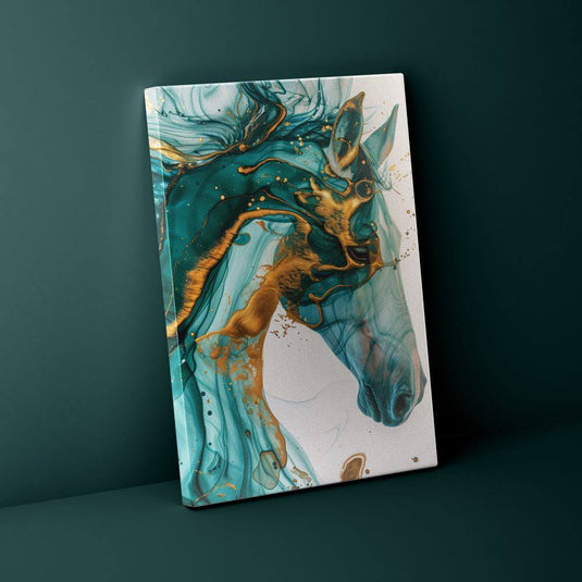 Inked Freedom - Abstract Horse Art