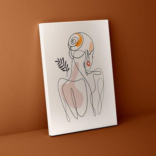 Feminine Form - Boho Line Wall Art