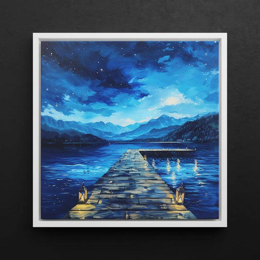 Midnight On The Lake - Landscape Wall Art