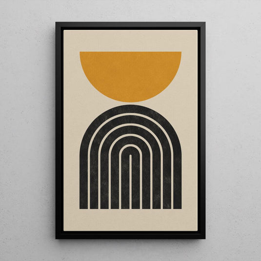 Sunburst Bliss - Abstract Boho Wall Art - Set of 3