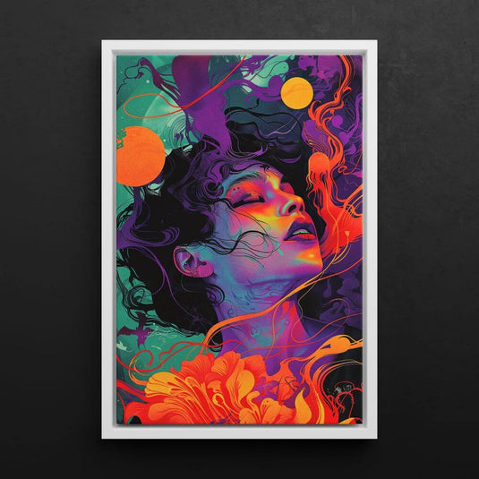 Feminine Fire - Portrait Wall Art Painting