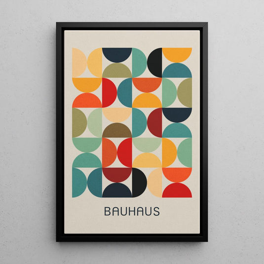 Playful Patterns - Bauhaus Wall Art - Set of 2