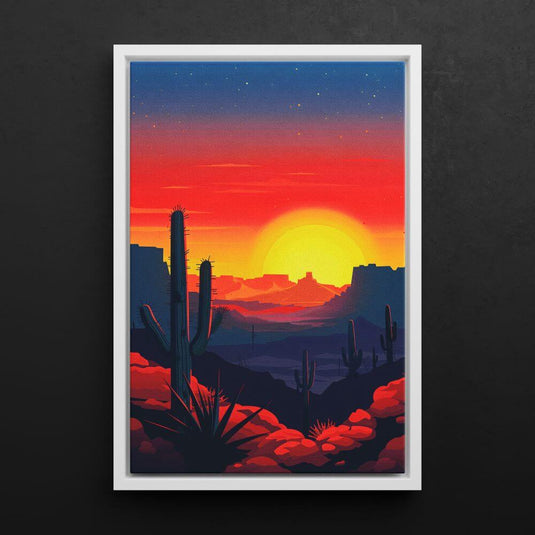 Dessert Sunset - Landscape Wall Art